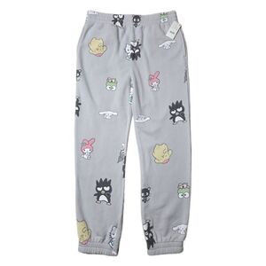 Sanrio Hello Kitty and Friends Gray Graphic Print Sleep Pants Medium Sweats NWT